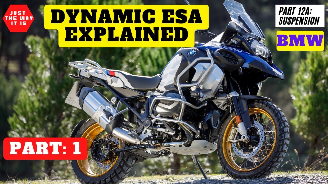 EP:12A BMW Dynamic ESA Explained, Damping Modes, Riding Modes, Rear Preload & DDC, how do they work