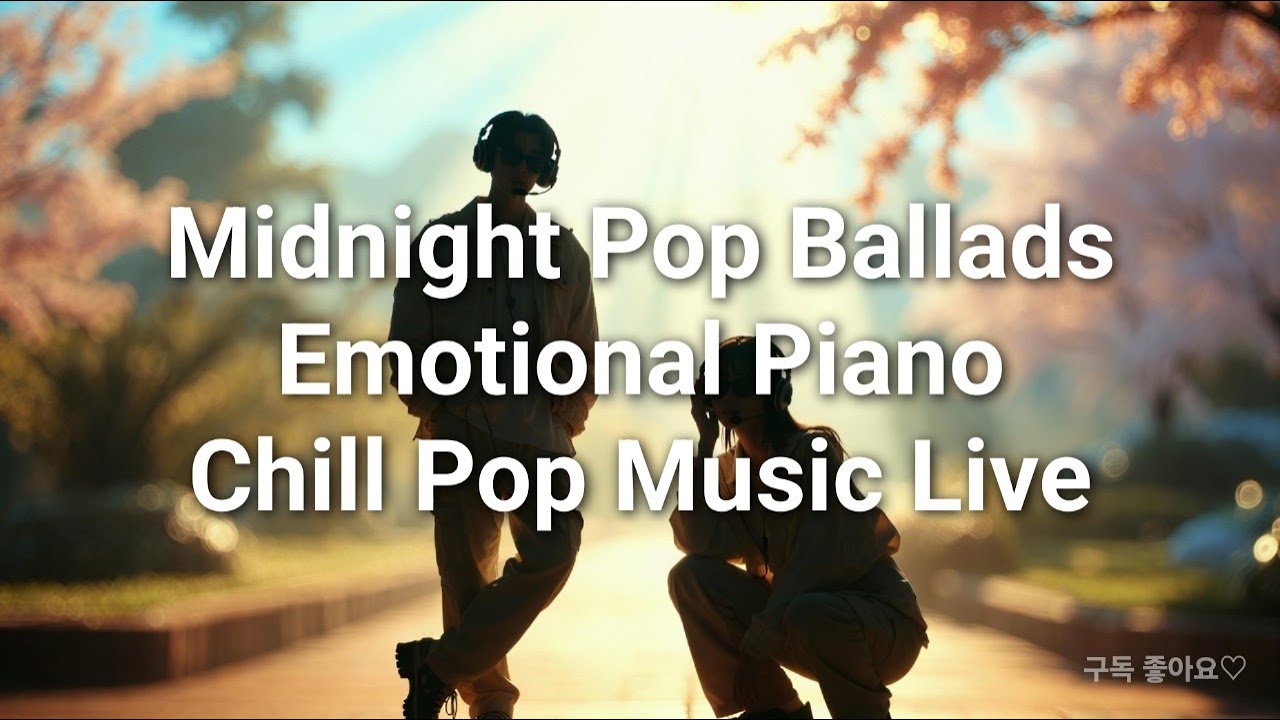 Late Night Pop Ballads Live / Soft Piano $ Dreamy Pop Music 24시 팝송라이브