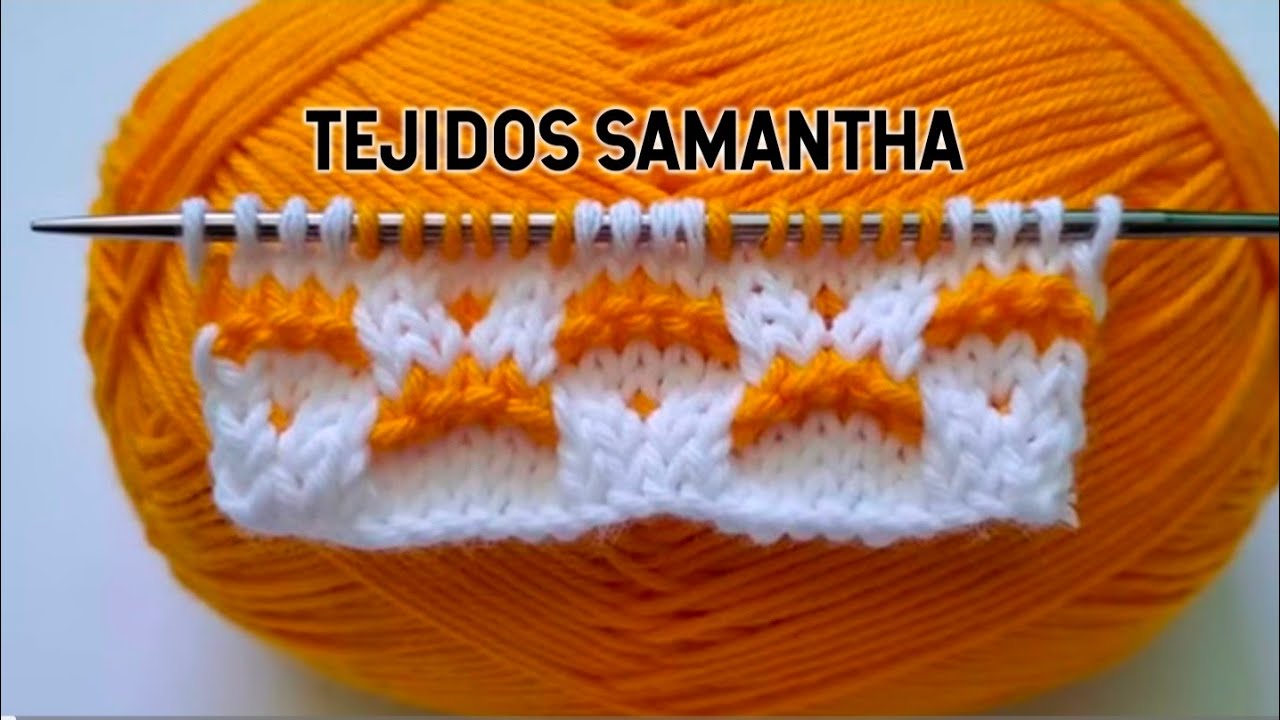 HERMOSO PATRÓN 🌸PARA TEJER CHOMPAS CHALECOS SUÉTER  / TEJIDOS SAMANTHA  #tejidos #knitting 