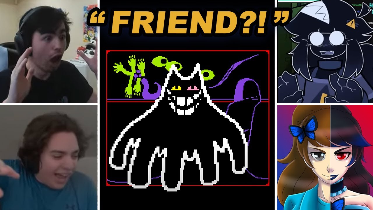Реакция ютуберов на FRIEND (Deltarune Глава 3)