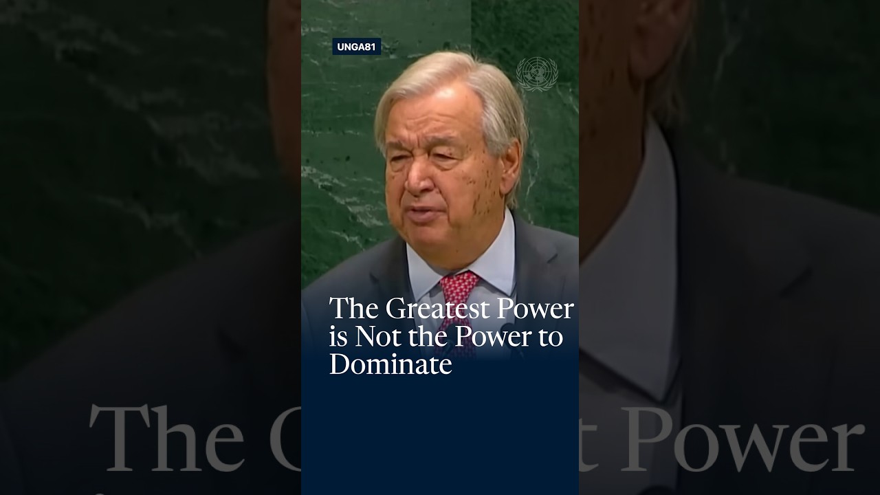 The greatest power is not the power to dominate