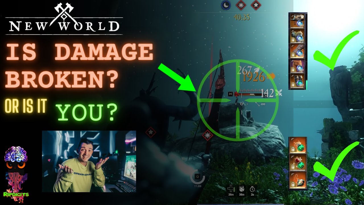- How do New World Gems and Runeglass work? Explanation of the innerworkings of damage mitigation.