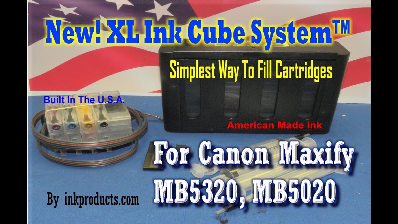 CISS-CIS ink Refill System For Canon Maxify MB5320, MB5020