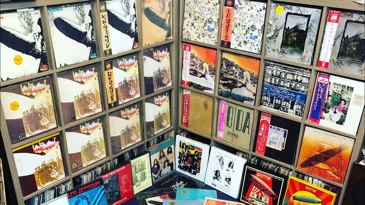 Моя коллекция пластинок Led Zeppelin, часть 1: студийные альбомы и официальные релизы. Редкие вин...