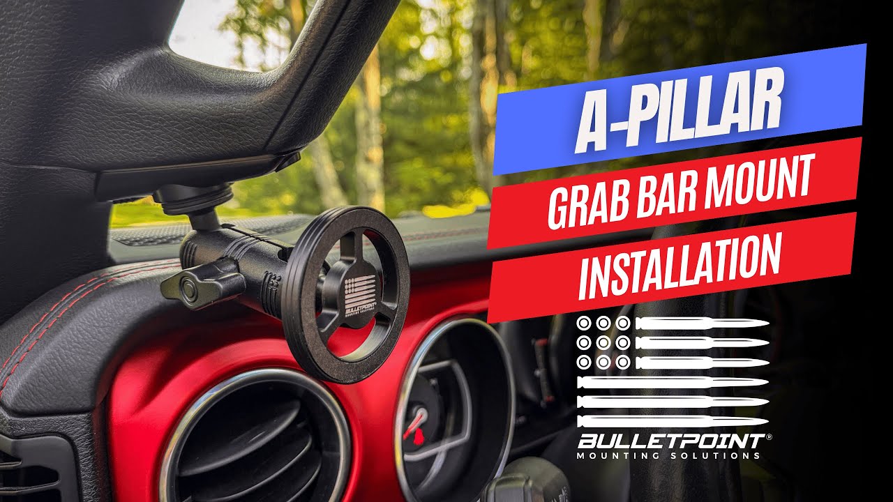 Bulletpoint Jeep Wrangler JL & Gladiator A-Pillar Grab Bar Installation