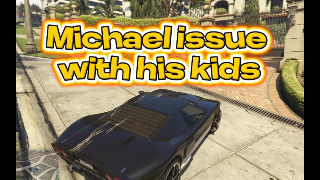 Michael issue with his kids || GTA-V || @CheckmateAura