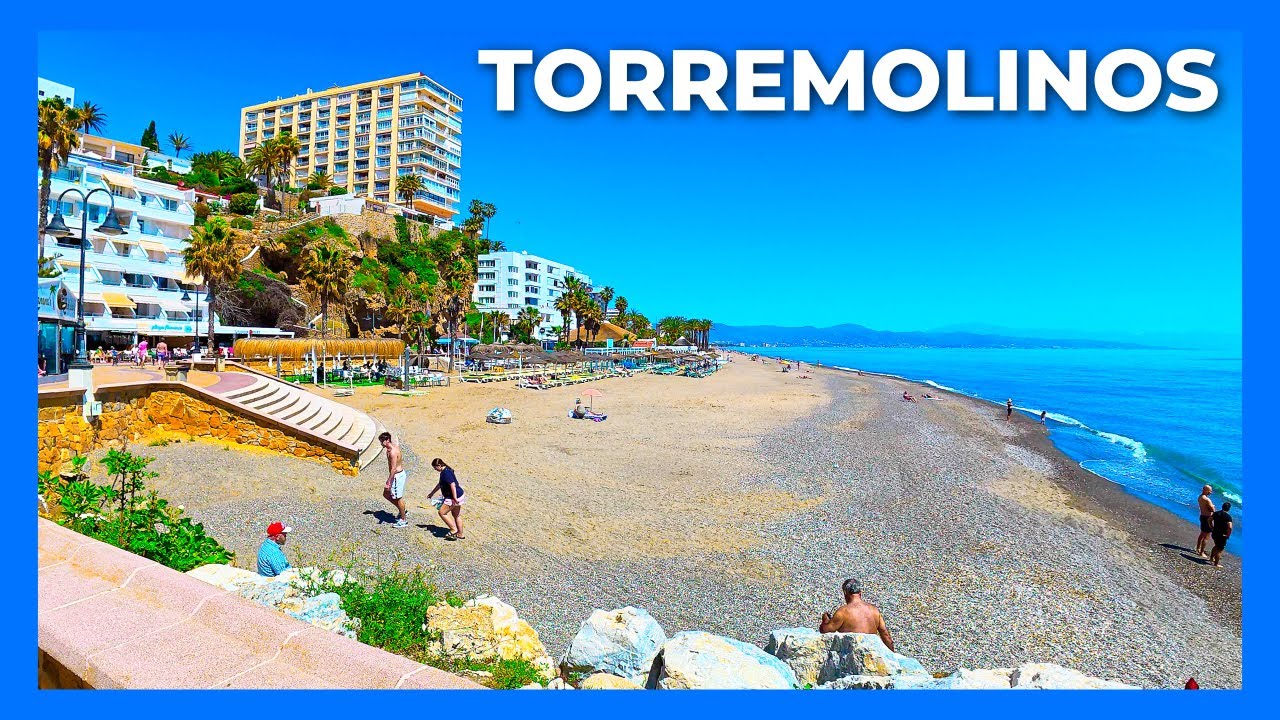 Torremolinos Bajondillo Beach Walk Malaga Costa del Sol Spain | April 2025