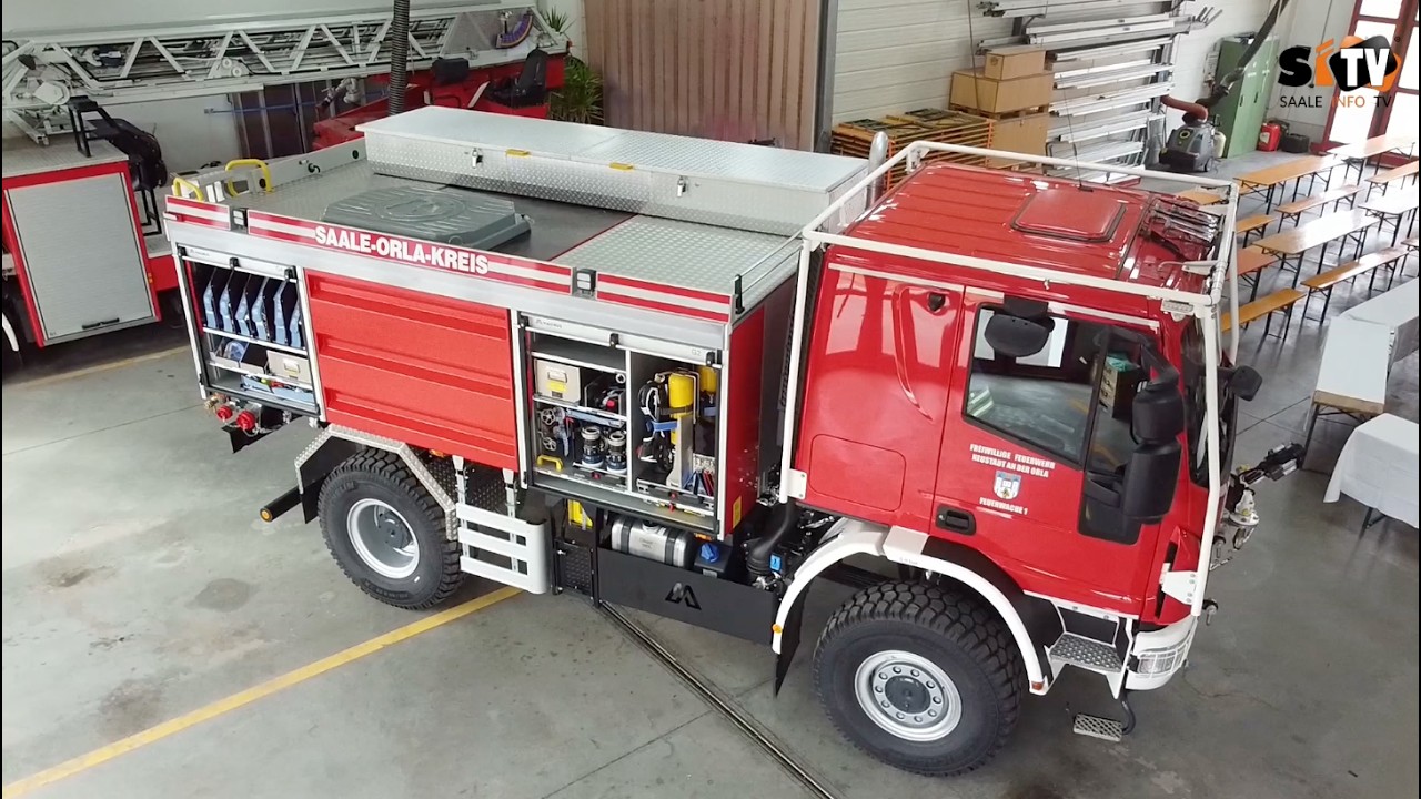 Die Freiwillige Feuerwehr Neustadt an der Orla hat ein neues Fahrzeug in Dienst gestellt - TLF 3000