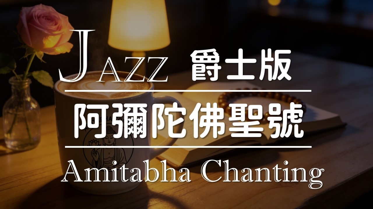 🎵爵士版 阿彌陀佛聖號 v.2｜ 🎧工作讀書 x 咖啡廳音樂☕ ✨Jazz Lofi relax music 🍃念佛 佛號  Amituofo Chanting Amitabha Buddha