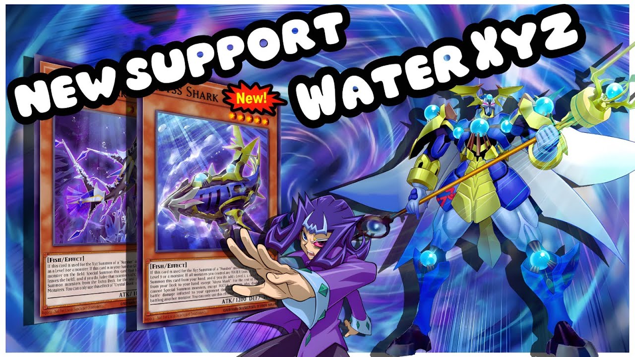 NEW ABYSS SHARK SUPPORT DUEL LINKS | SHARK WATER XYZ RANKED GAMEPLAY & COMBOS