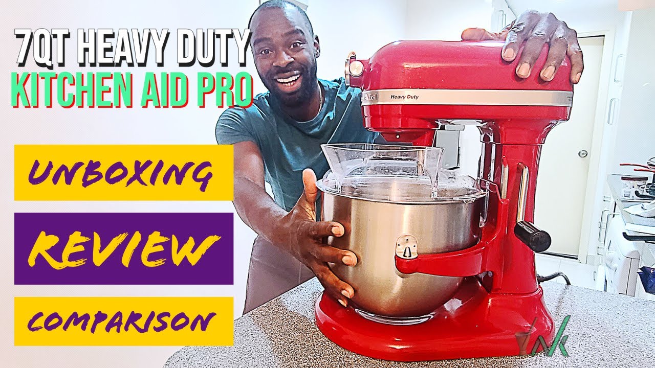 Kitchen Aid Mixer - Unboxing And Reviewing the 7Quart Heavy Duty Pro Model