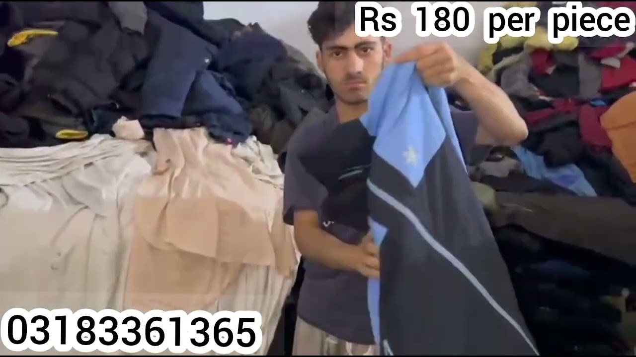 Mardana jacket Rs 180 per piece Karachi Shershah launda market 