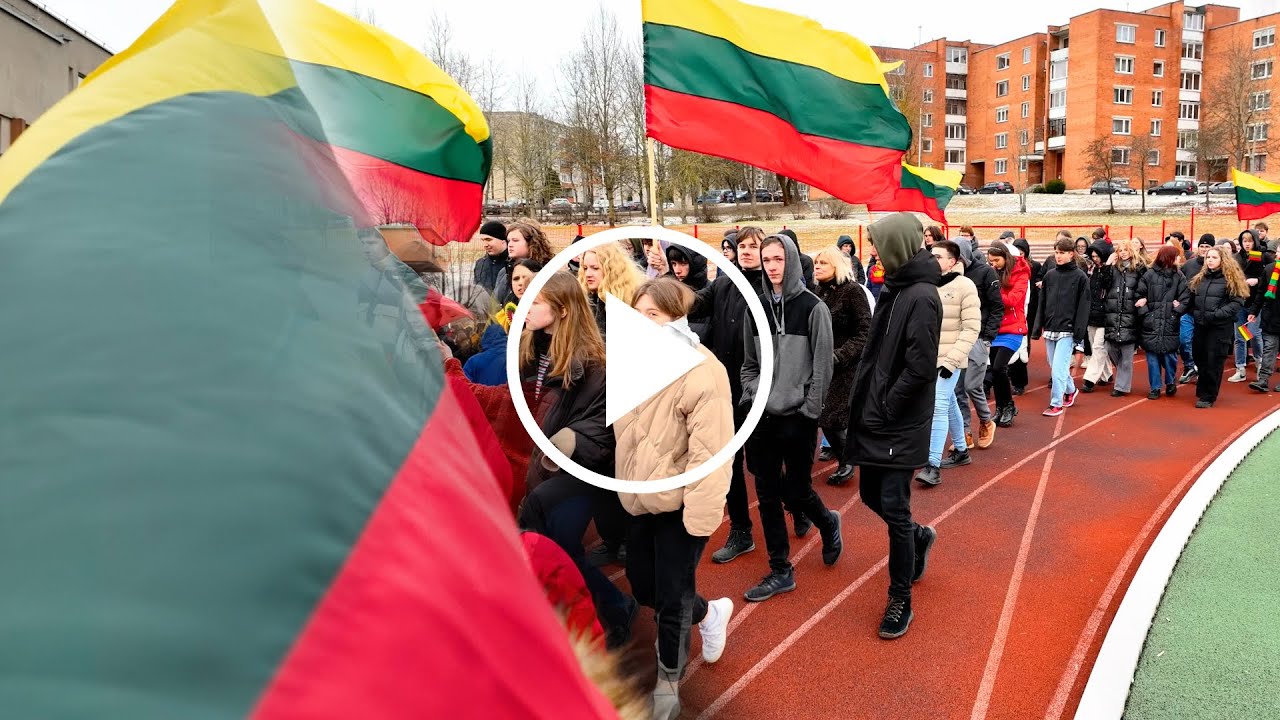 Įspūdinga eisena Alytuje paminėta Kovo 11-oji
