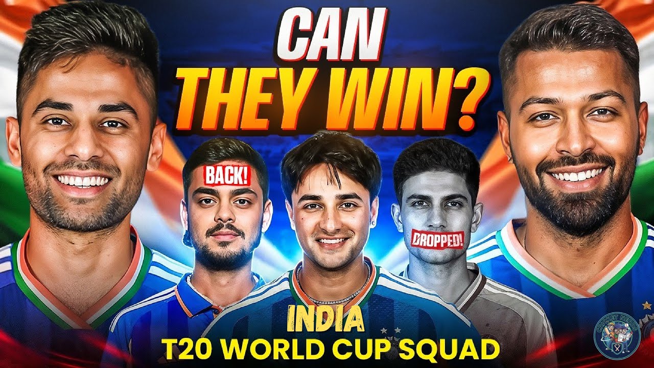 SHOCKING Calls! India Squad for T20 World Cup 2026 Analysis | Can SKY Lead India to Glory?