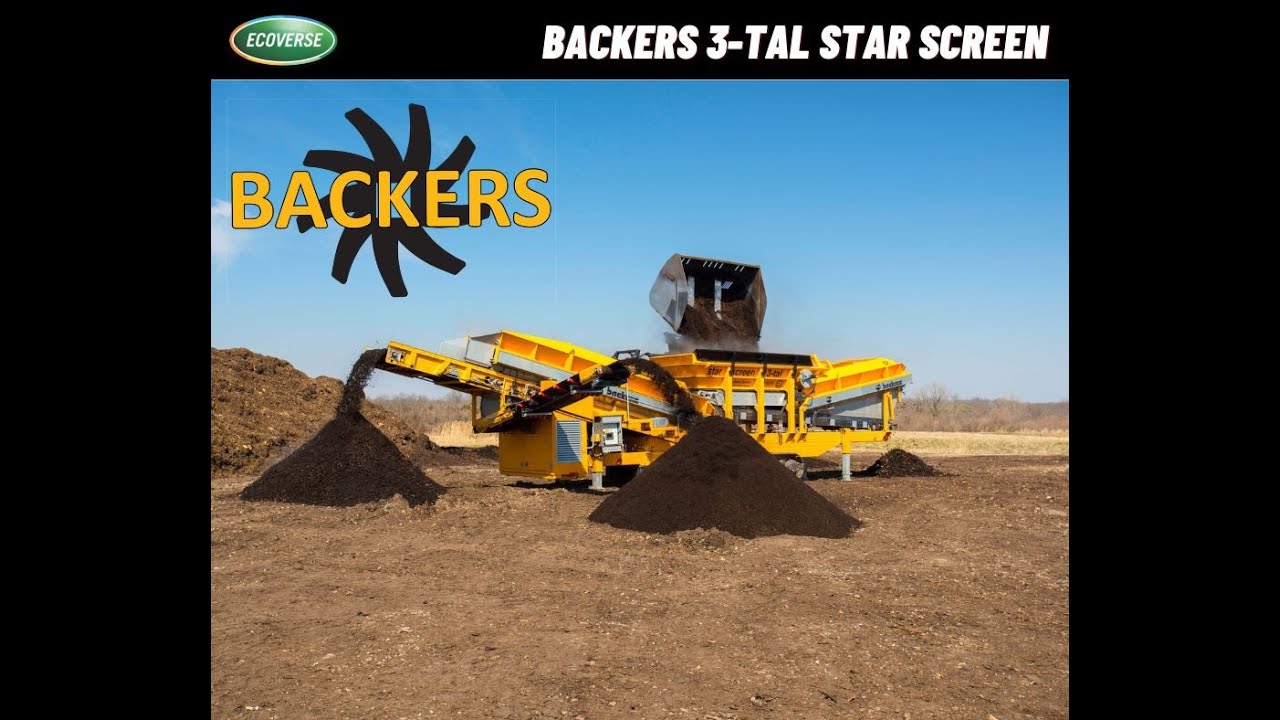 Backers 3-tal Star Screen Processing Compost