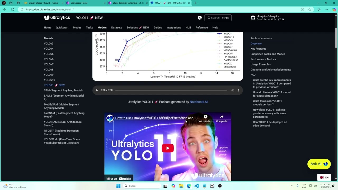 Entrenar un modelo de IA con Colab, Yolo11 y Roboflow en 2025