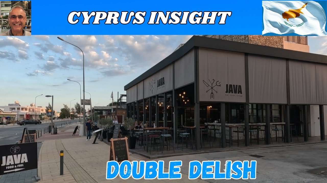 Java Lounge Penera Cyprus - A Dose of Double Delish.