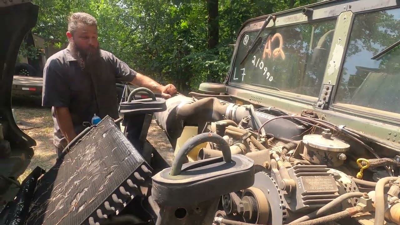 will it run? Trying to make our accidental Humvee run.