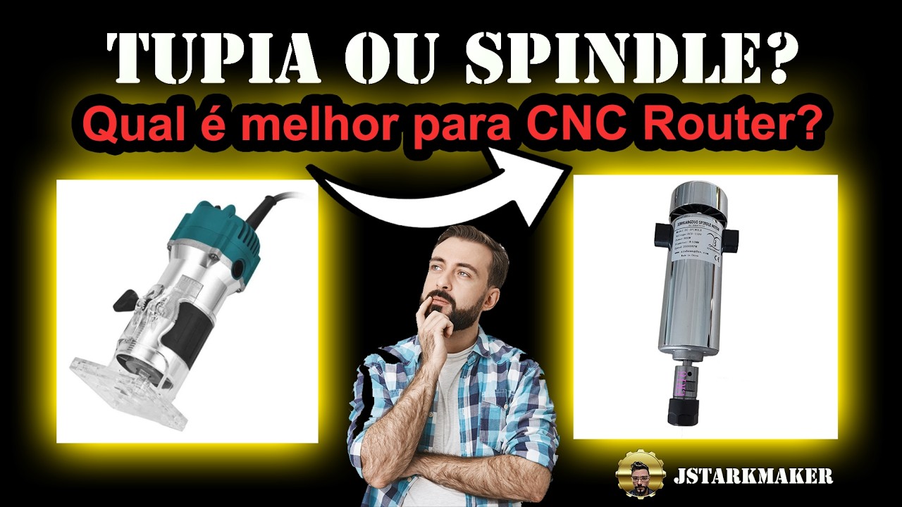 TUPIA ou SPINDLE? qual é melhor para sua CNC Router? 2026