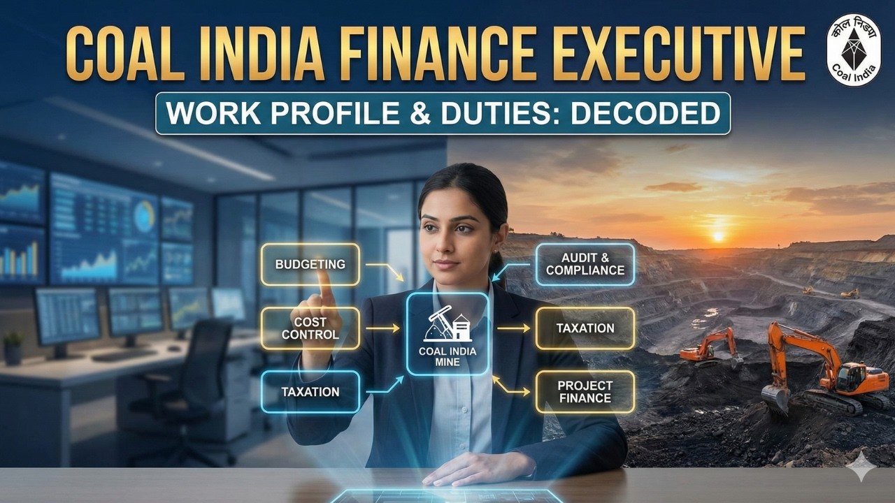Coal India Finance Executive: Work Profile & Responsibilities Decoded | CIL Management Trainee