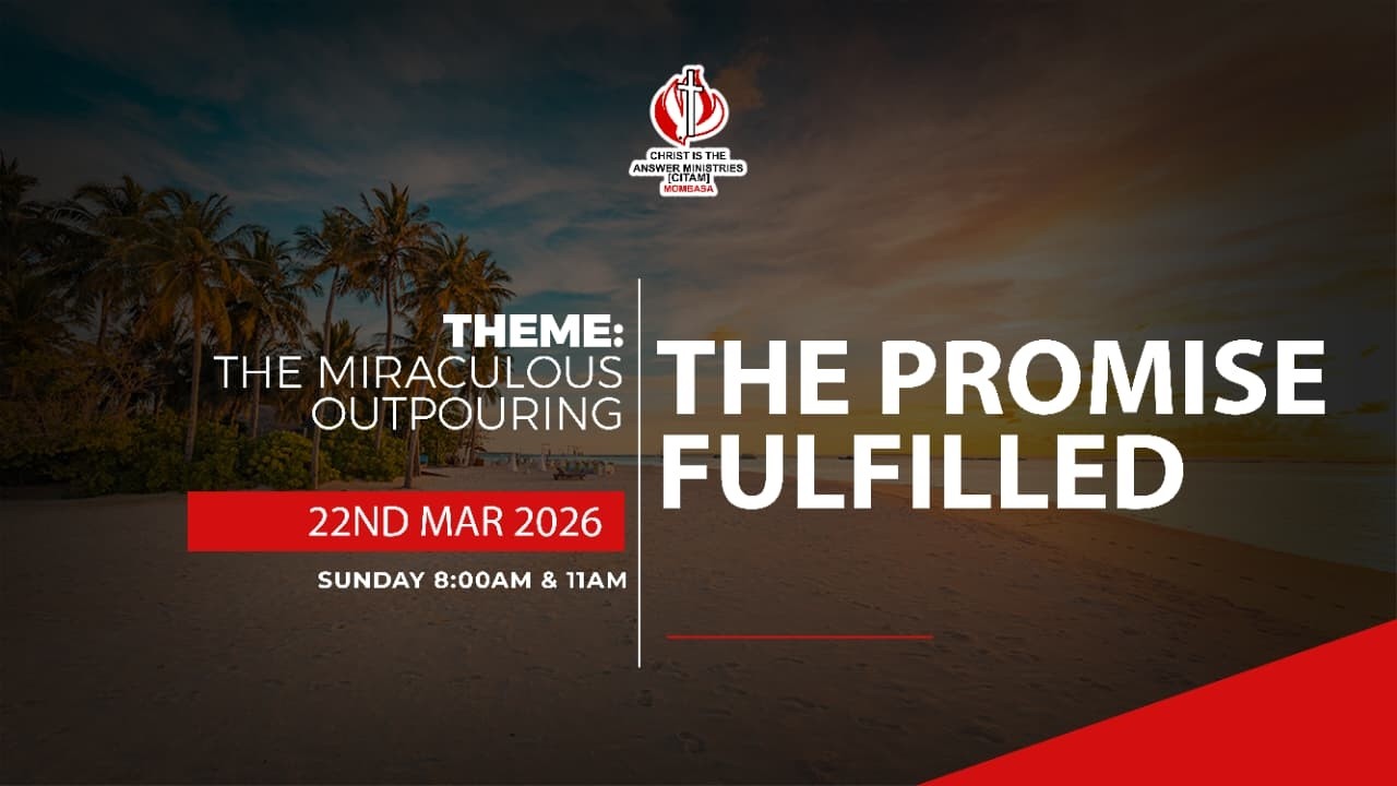 SUNDAY SERVICE || THE PROMISE FULFILLED ||  PST EMMA KIMEU || 22ND MARCH 2026 || 1ST SERVICE