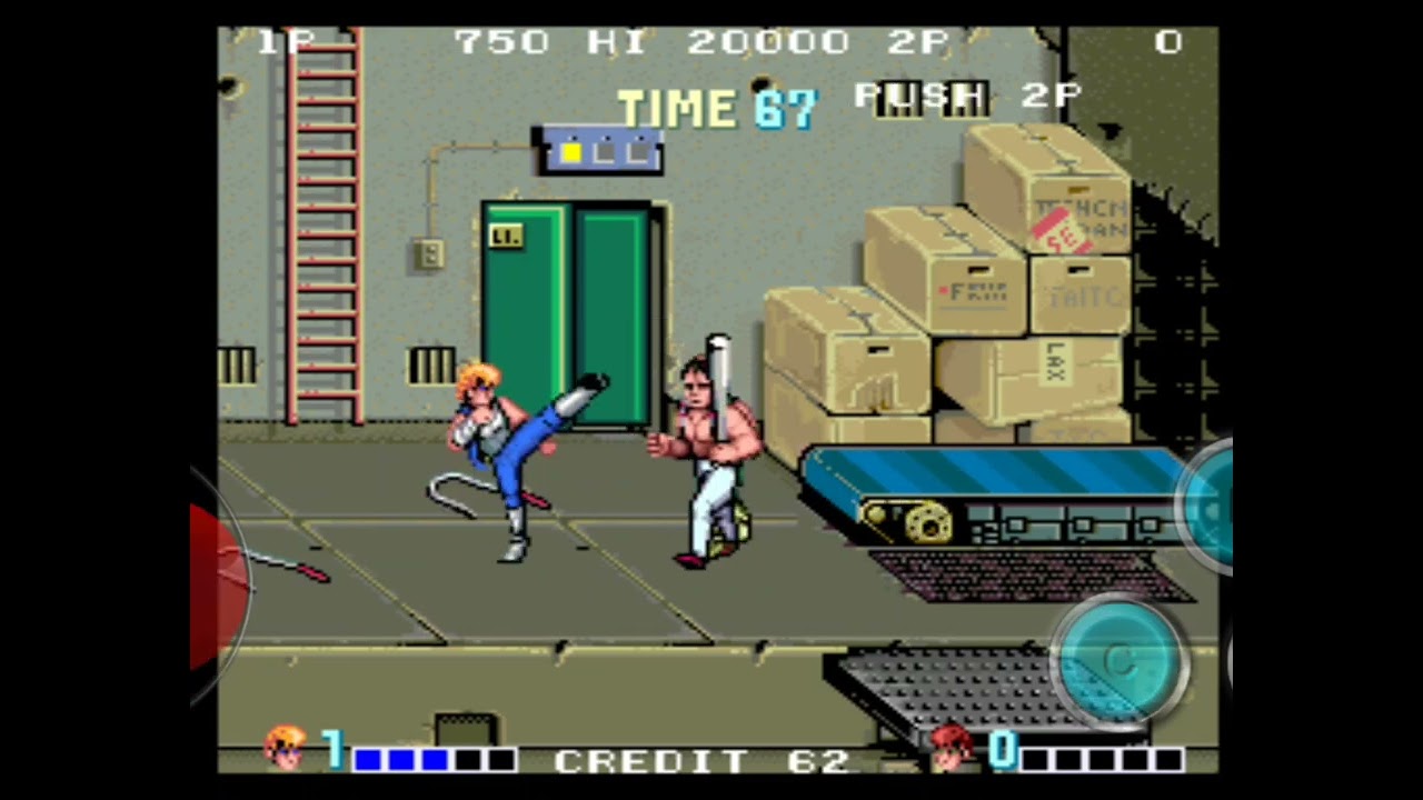 Double Dragon, one of the most famous arcade  #doubledragon #arcade #arcadegames #famous #shorts 
