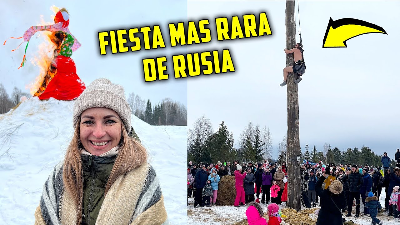😱ASÍ ES LA FIESTA MÁS RARA de RUSIA - MASLENITSA  | TRADICIONES ANTIGUAS RUSAS | RUSOS REACCIONAN