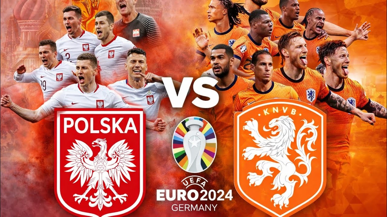 UEFA EURO | Poland vs Netherlands | Group D Full gameplay