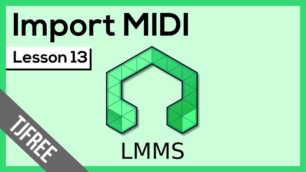 Урок LMMS 13 — Импорт и редактирование MIDI