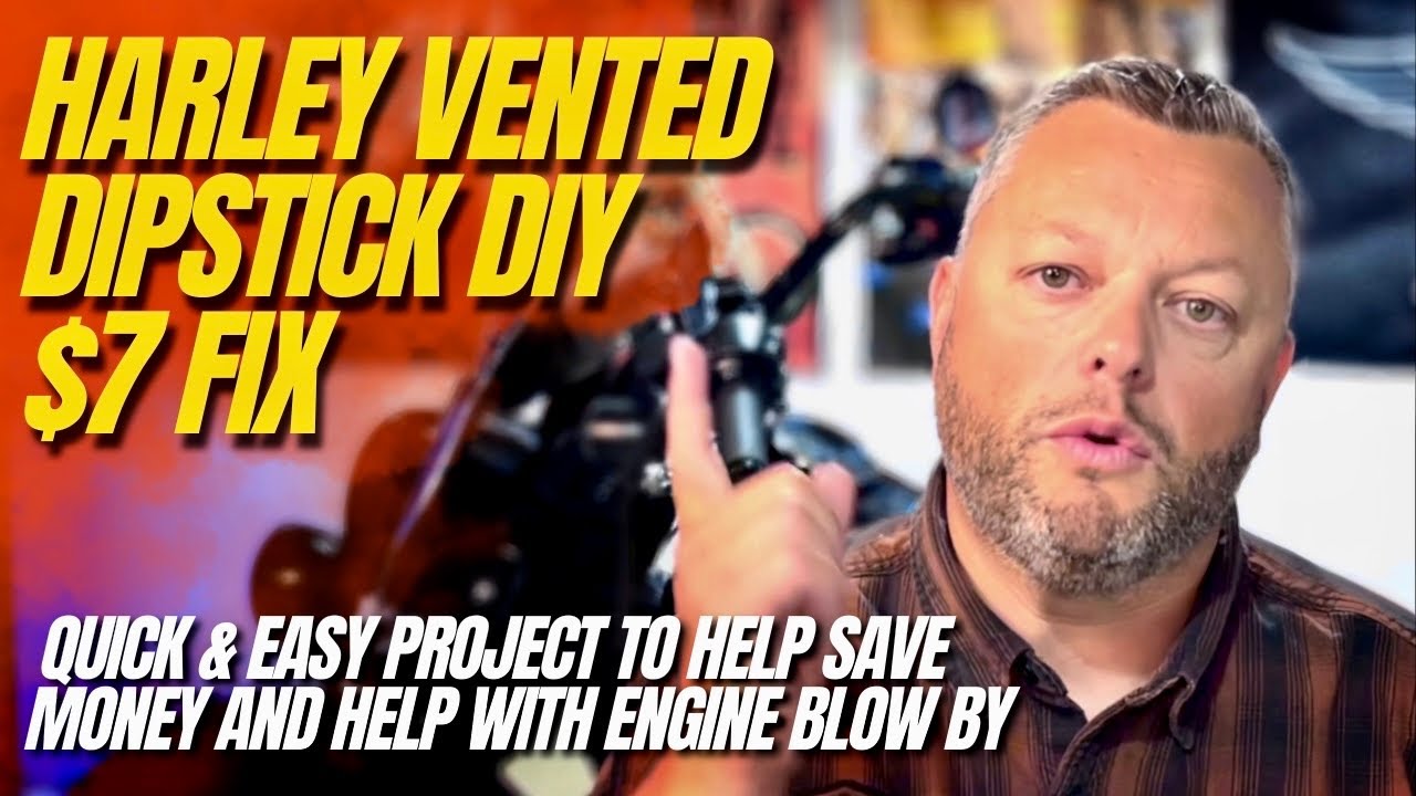 🔥🛠 Harley Davidson Vented Dipstick - An Easy 7$ Fix! Part 1 #justridethatthing