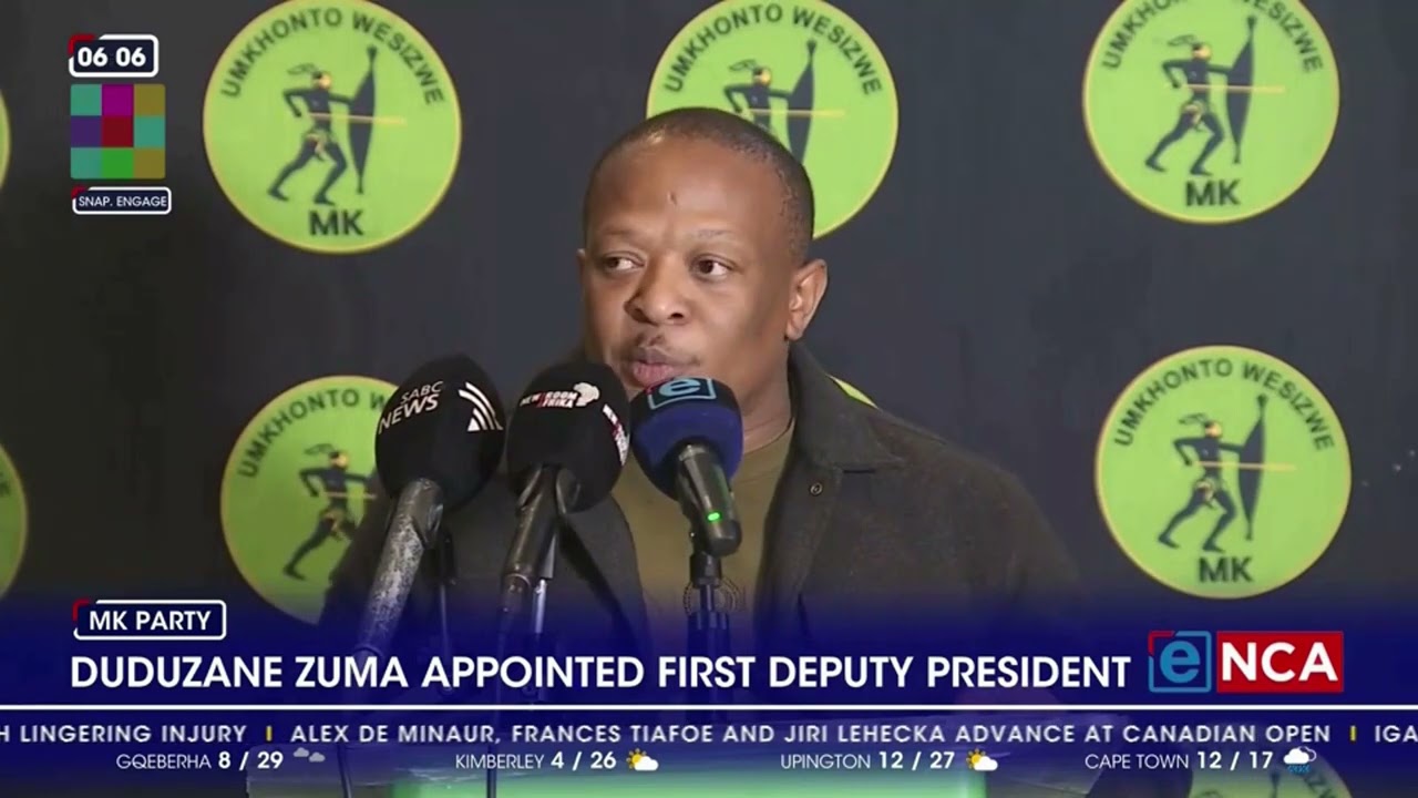 Zuma appoints son Duduzane as MK Party's new deputy president