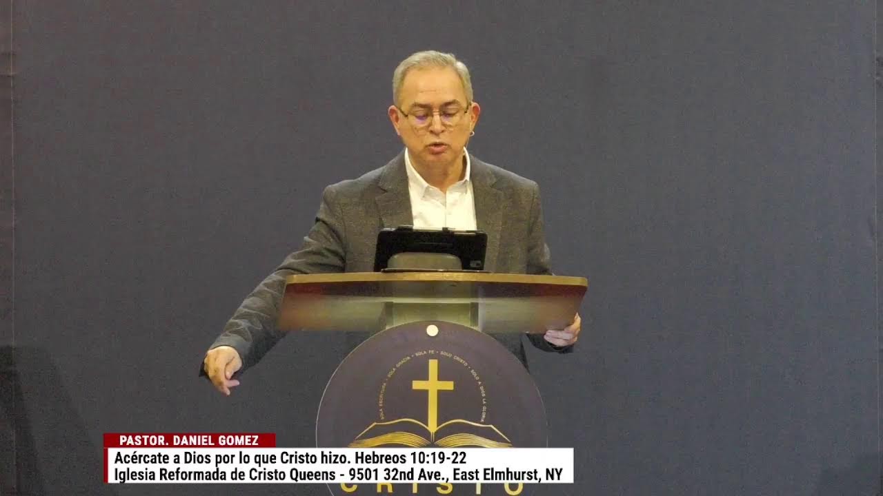 Acércate a Dios por lo que Cristo hizo. Hebreos 10:19-22