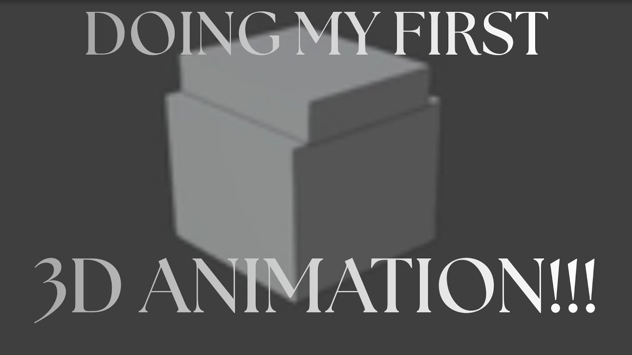 My First 3D Animation! :D