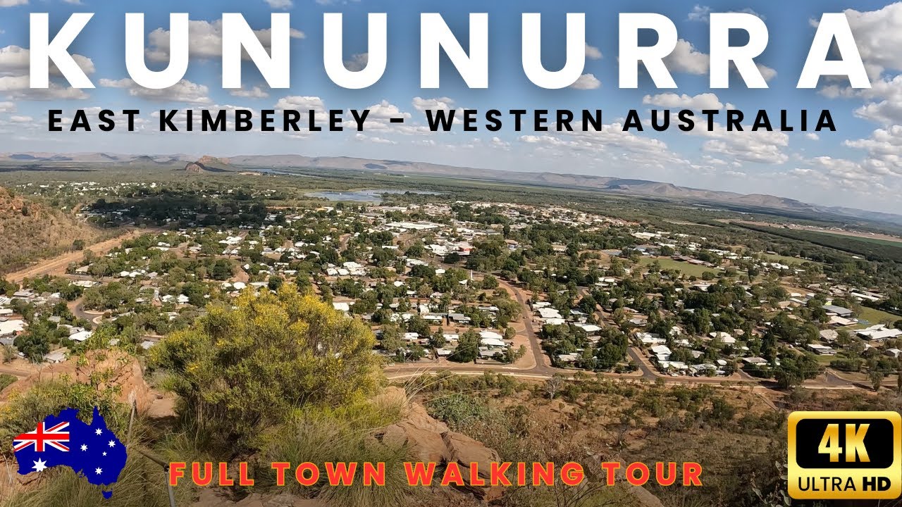 Kununurra Walking Tour | East Kimberley, Western Australia | 4K 60 FPS