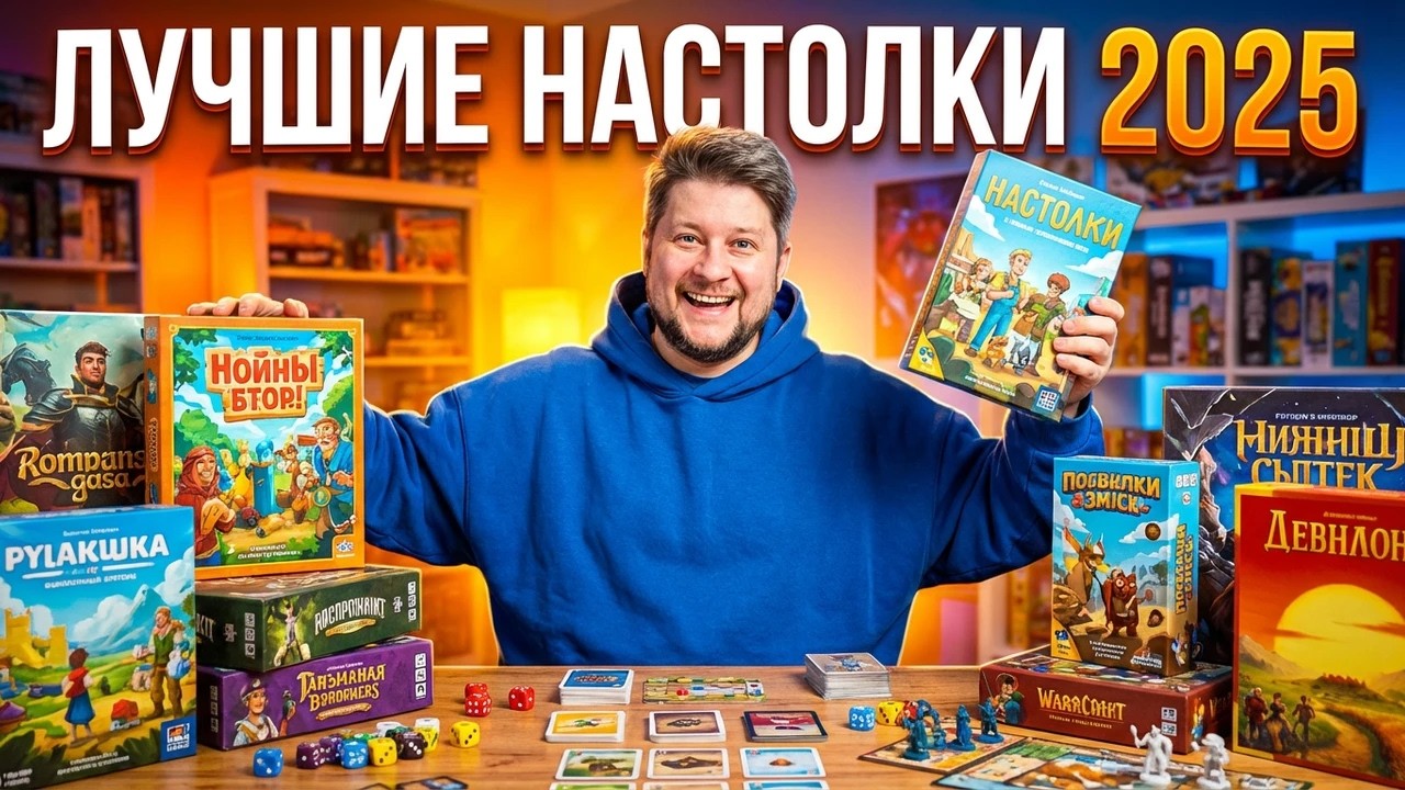 🔥 ТОП настольных игр 2025 &mdash; лучшие открытия года + неожиданные находки!
