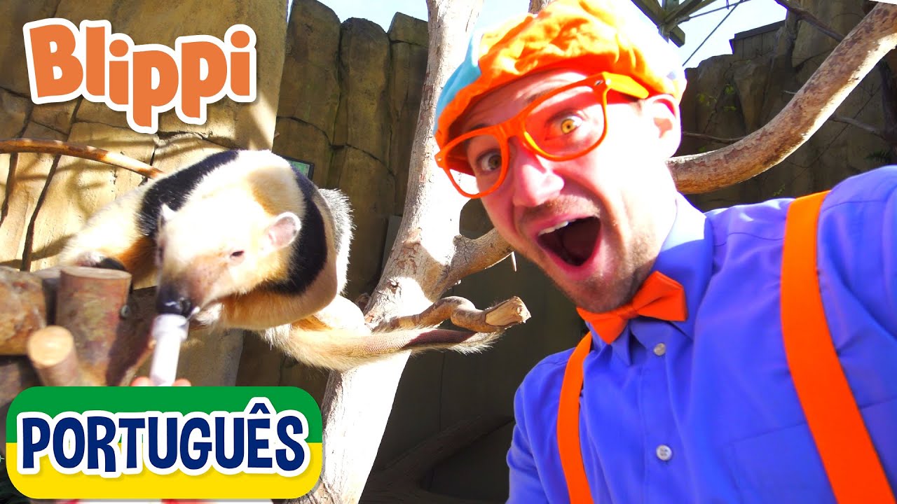 Blippi Passeia em um Zoológico | Vídeos Educativos para Crianças | As Aventuras de Blippi
