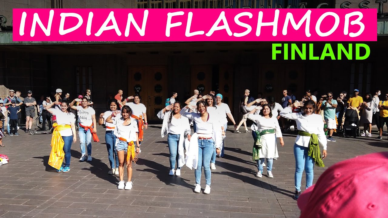 Indian Flashmob in Finland Helsinki l Bollywood Flashmob in foreign Countries l Bollywood Flashmob