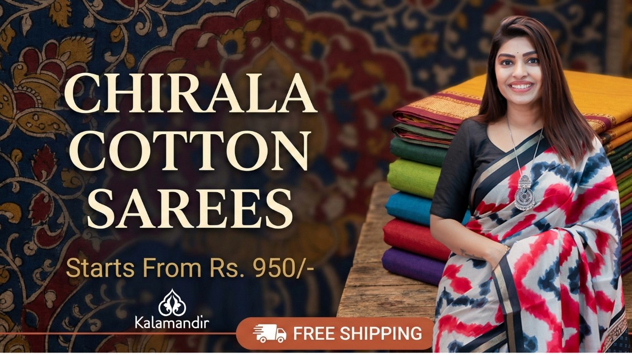 Chirala Cotton Sarees | Sarees Online Shopping | Kalamandir Sarees