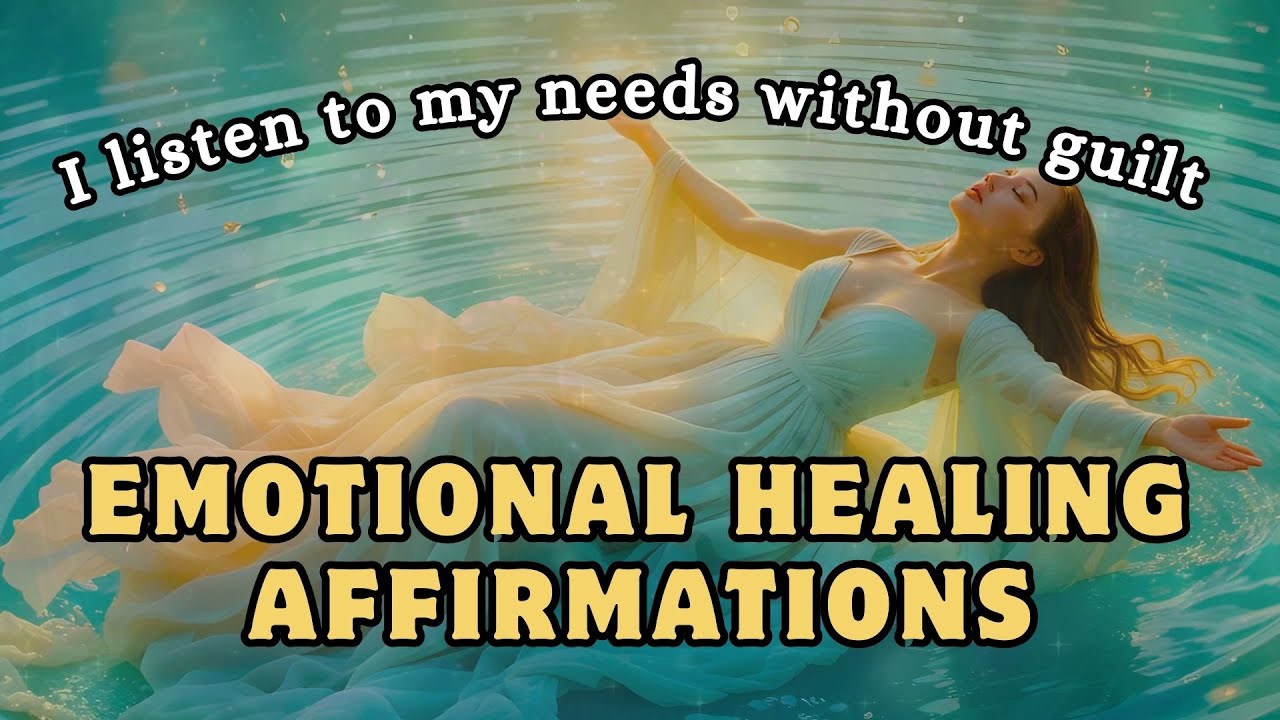 Stop being so hard on yourself: EMOTIONAL HEALING affirmations