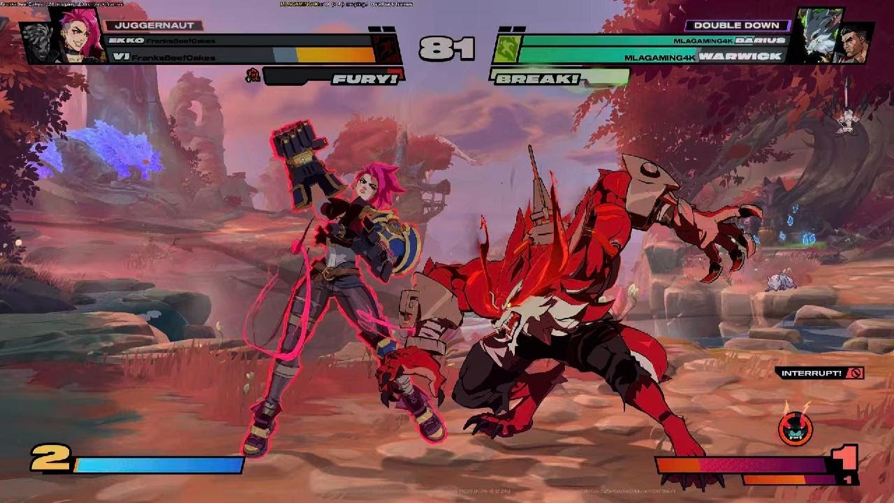2XKO juggernaut Vs. Double Down online battle
