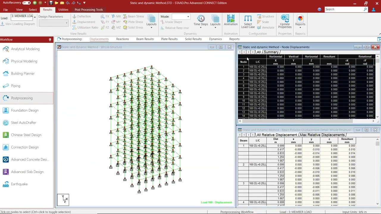 Сейсмический анализ конструкций II. Статический и динамический методы II.