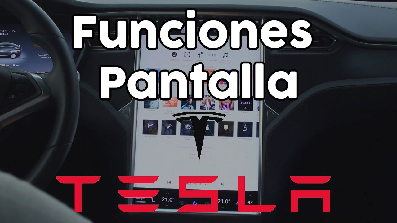 Conoce todas las funciones de la pantalla del Tesla Model S o Model X