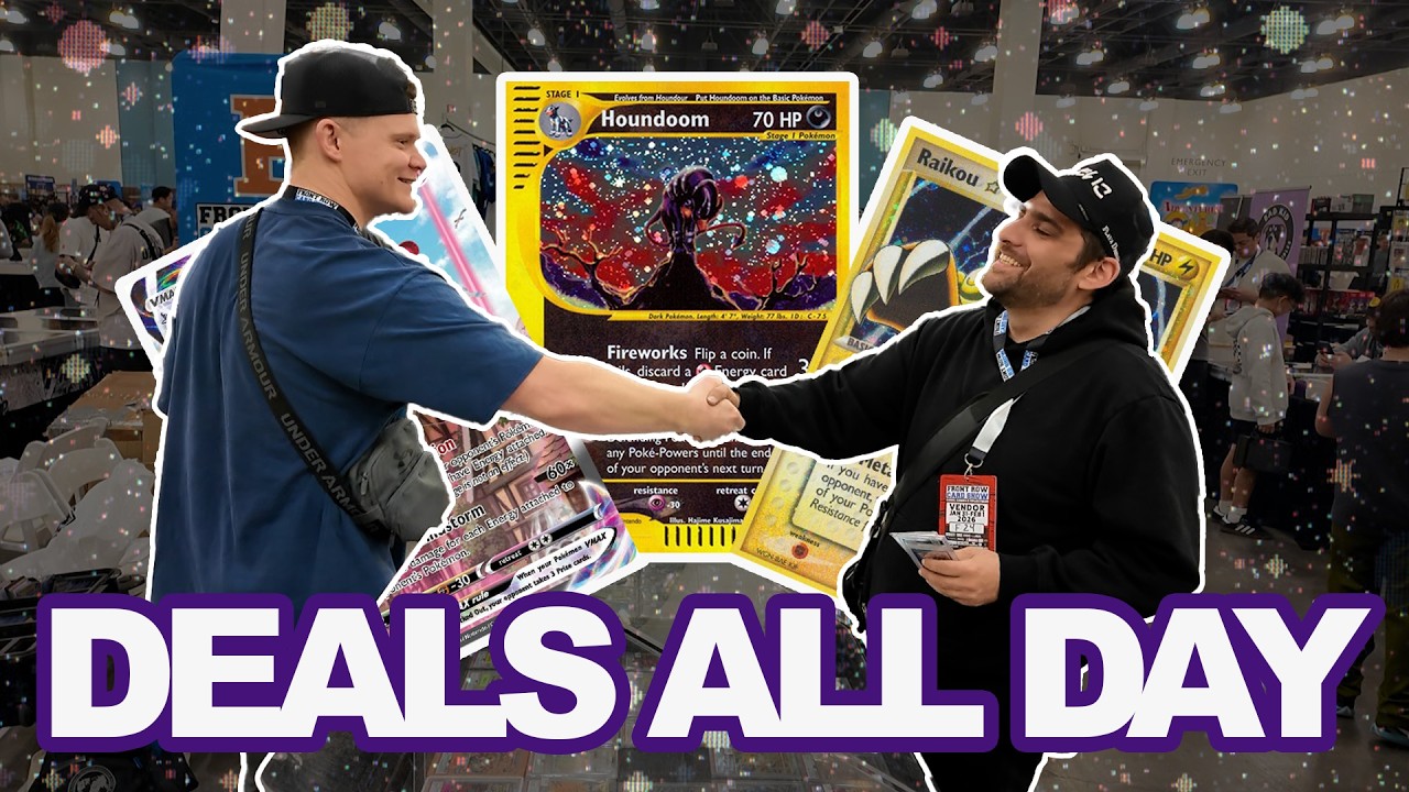 Pokémon Card Show FEVER is SO BACK - Vendor POV - Front Row Pasadena