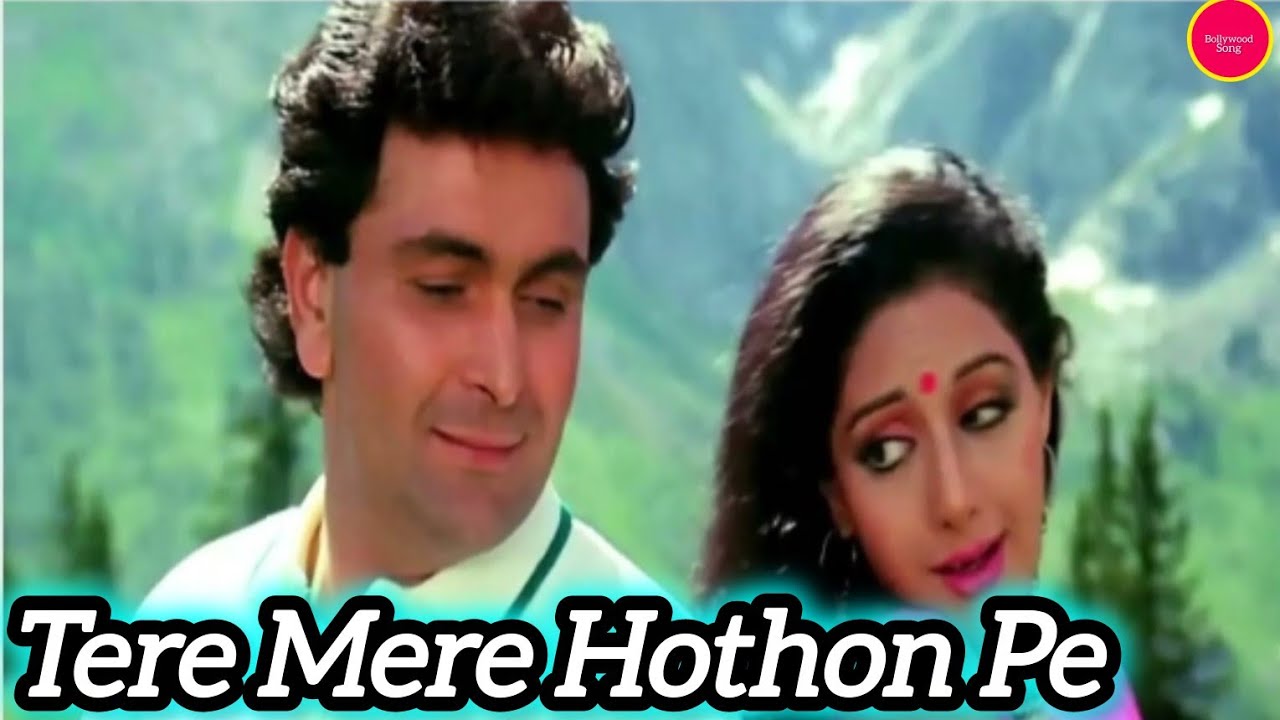 Tere Mere Honton Pe Meethe Meethe Geet Mitwa | HD1080p Chandni | Rishi Kapoor, Sridevi