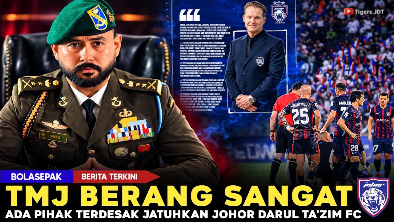 🔴TMJ Berang! Dakwaan Dana Kerajaan Cetus Kontroversi Terhadap Johor Darul Ta'zim FC