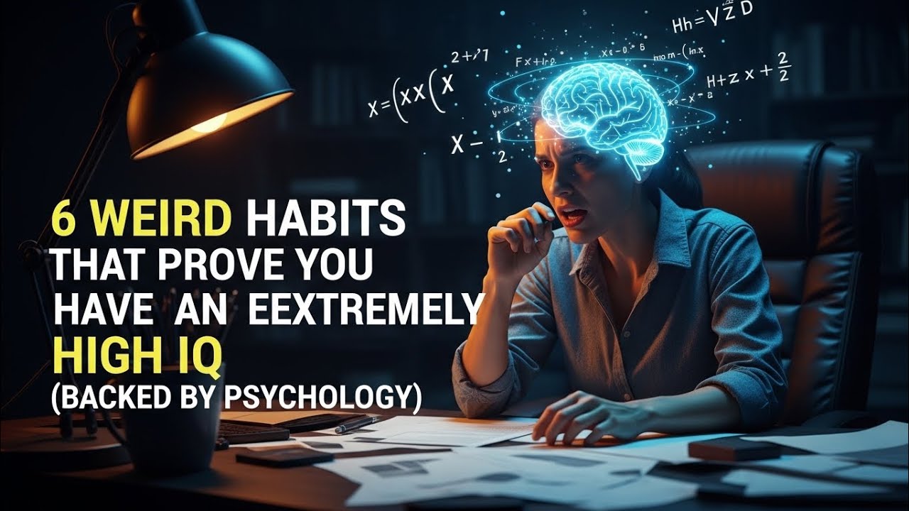 6 Weird Habits That Prove You Have an Extremely High IQ (Backed by Psychology)