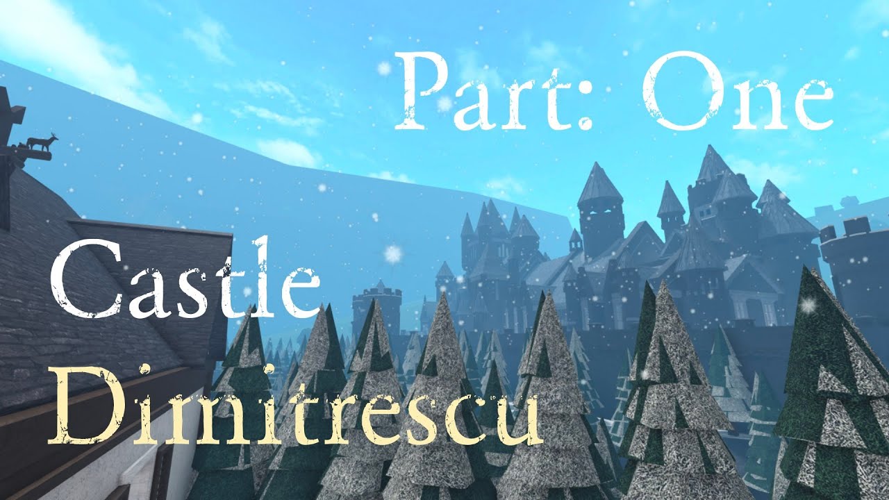 Bloxburg | Castle Dimitrescu Speedbuild | Part 1