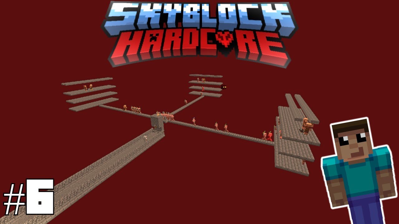 Gold Farm - Minecraft Skyblock Hardcore Timelapse #6