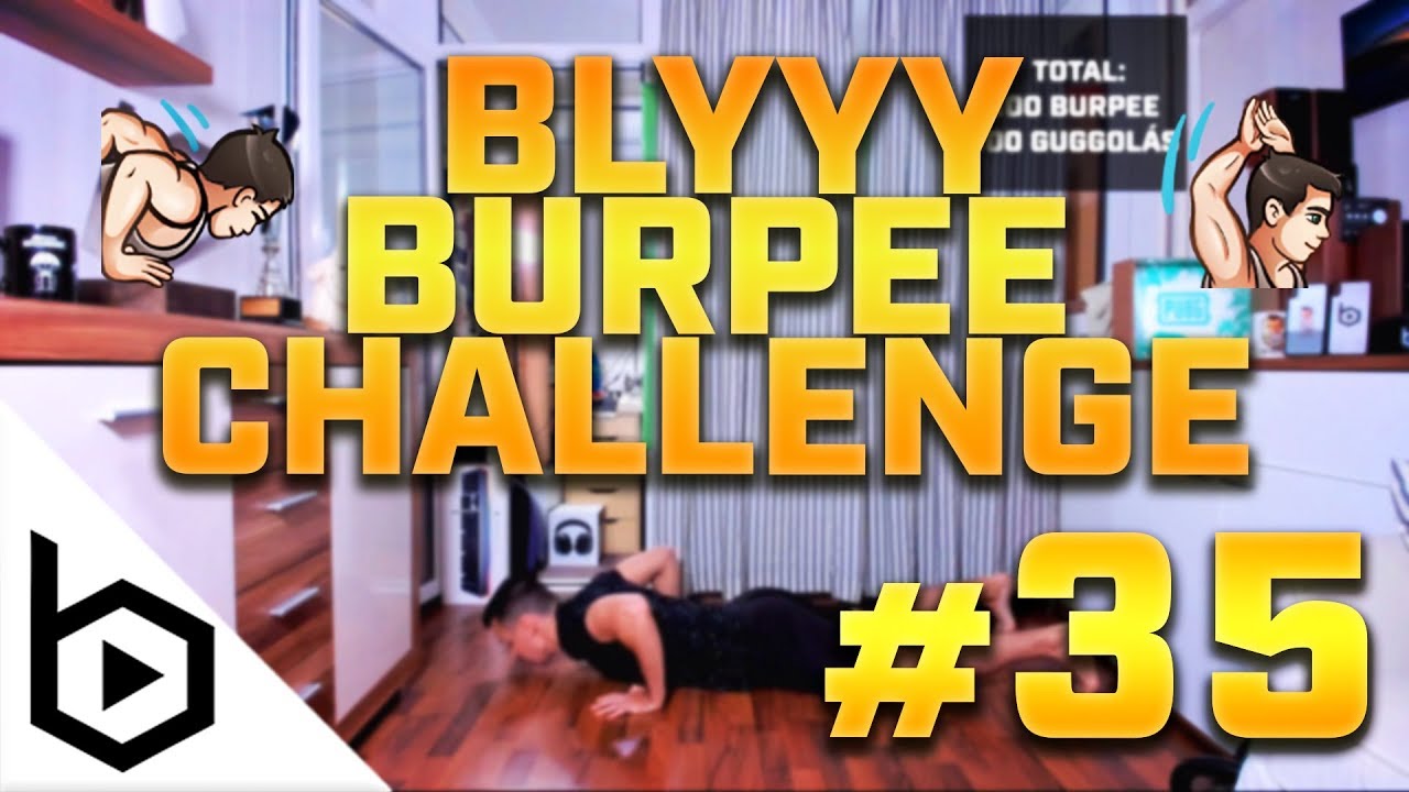💪🔥 #BLYYYBURPEECHALLENGE #35💪🔥 PUBG & 100 BURPEE