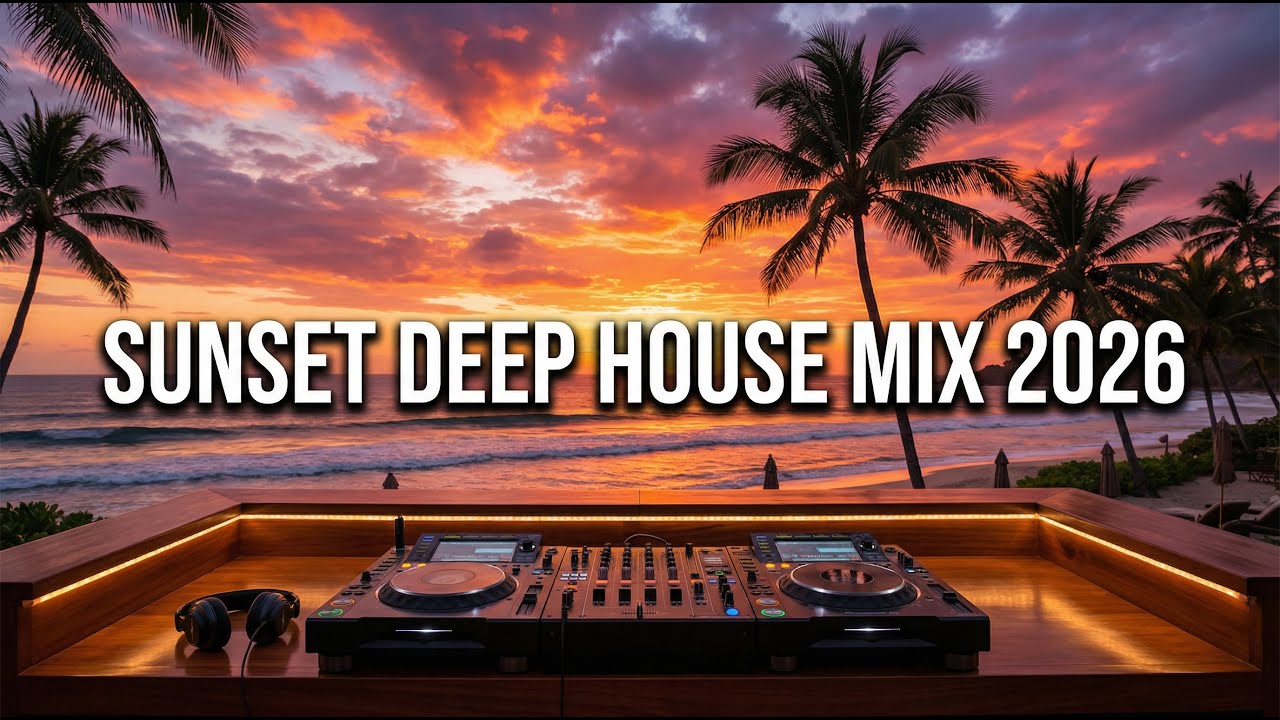Beach Club Sunset Deep House 2026 | Chill Music for Study Work & Evening Vibes